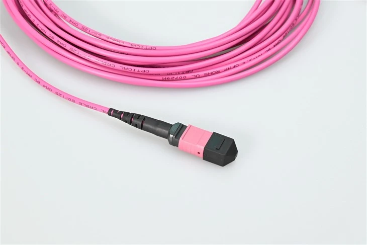 MTP to LC 8-Fiber OM4 Plenum Breakout Cable with 0.35dB Low Loss high quality